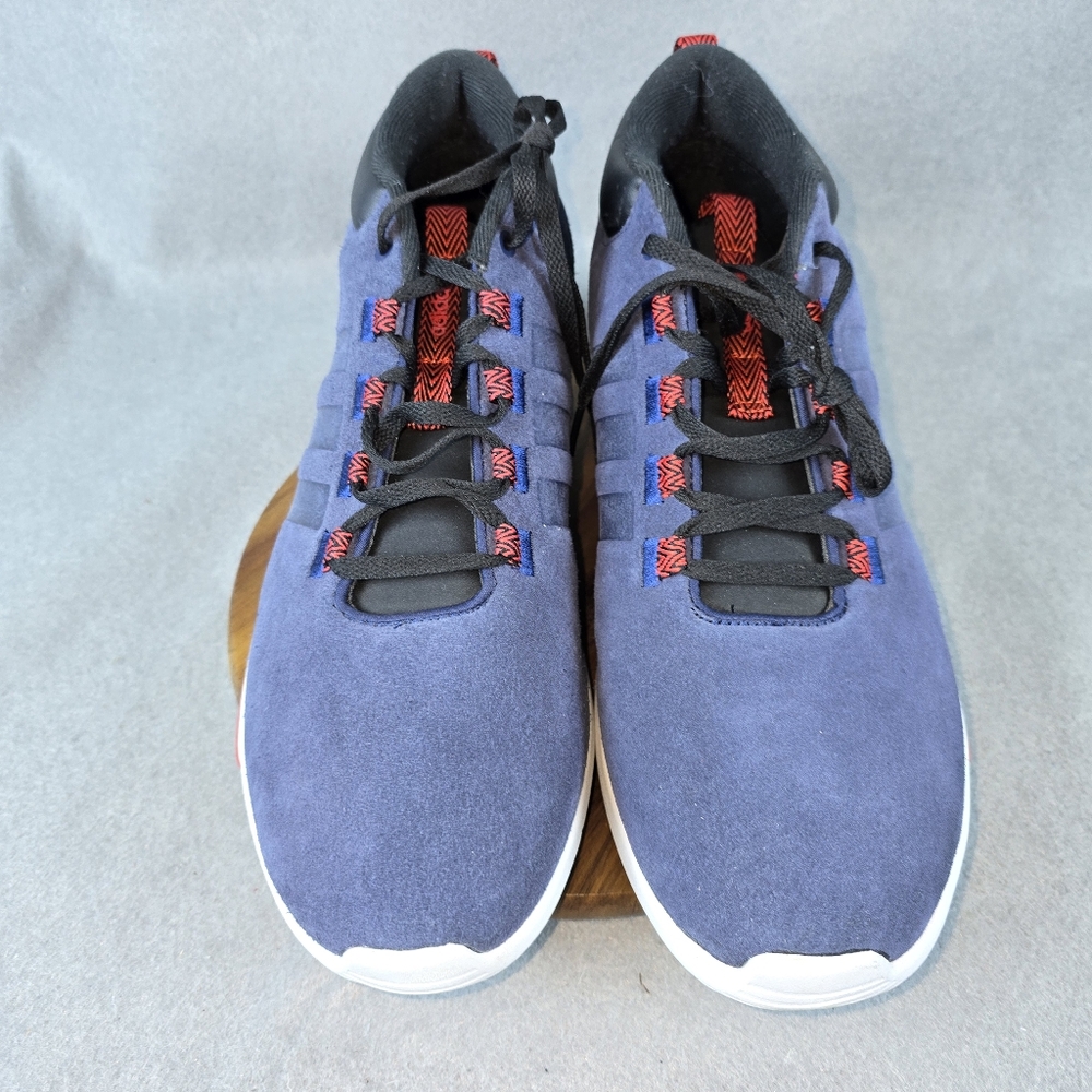 Men's Adidas Cloud Foam sued racer Blue and Black Sneakersmens size 10.5 Sweet - Picture 2 of 7
